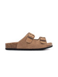 Braune Leder-Sandalen