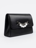 Elegante schwarze Handtasche