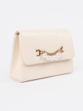 Elegante kleine beige Handtasche