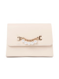 Elegante kleine beige Handtasche