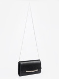Elegante schwarze Handtasche mit Kette