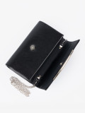 Elegante schwarze Handtasche mit Kette