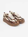 Damen Sneaker im Leopardenmuster