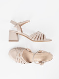 Elegante beige Sandalen von Sergio Leone