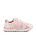 Rosa Sneakers mit Blumenmuster