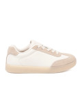 Weiß-beige Damen Sneakers