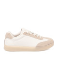 Weiß-beige Damen Sneakers