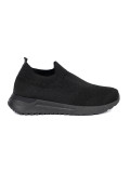 Schwarze Slip-On Sneakers