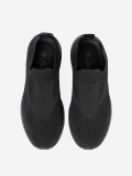 Schwarze Slip-On Sneakers