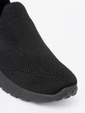 Schwarze Slip-On Sneakers