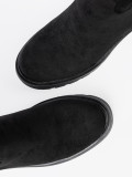 Stylische Stiefeletten mit dicker schwarzer Sohle