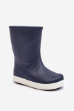 Kinder-Gummistiefel mit Plateausohle, blau