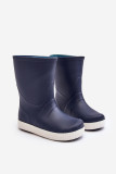 Kinder-Gummistiefel mit Plateausohle, blau