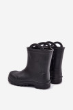 Schwarzer Kinder-Gummistiefel aus Schaumstoff
