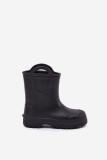 Schwarzer Kinder-Gummistiefel aus Schaumstoff