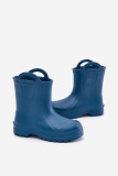 Blaue Kinder-Gummistiefel aus Schaumstoff