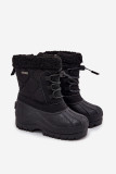 Gefütterte Schneestiefel mit Reißverschluss schwarz