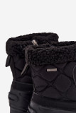 Gefütterte Schneestiefel mit Reißverschluss schwarz