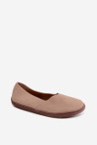 Barefoot Ballerinas aus natürlichem Wildleder beige