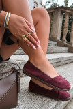 Barefoot Ballerinas aus echtem Wildleder bordeaux