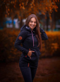 Sweatjacke/Sweatkleid schwarz