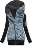Jacke im Hybrid-Look schwarz