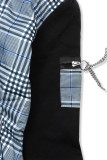 Jacke im Hybrid-Look schwarz