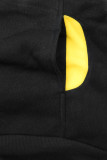 Sweatjacke mit Stehkragen schwarz