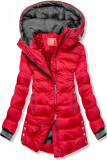 Gesteppte Jacke rot