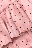 Rock mit Punkten rosa