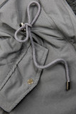 Wintermantel Parka dunkelgrau