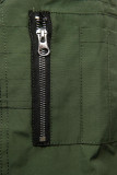 Frühlings-Wendejacke  khaki / schwarz
