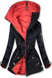 Frühlings-Wendejacke  dunkelblau / rot