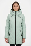 Damen Übergangsparka mit Kapuze – Mint