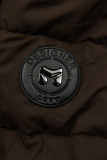 Damen-Winterjacke mit Kapuze DESIGN Braun