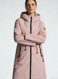 Damen-Übergangsjacke mit Kapuze - Altrosa