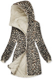 Wendejacke Beige/Leopardenmuster