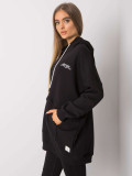 Schwarzer Damen Hoodie