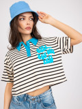 Bequeme Bluse mit kurzen Ärmeln