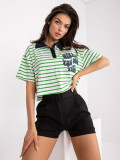 Bequeme Bluse mit kurzen Ärmeln