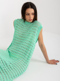 Maxi Strickkleid in Mintgrün
