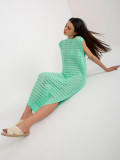 Maxi Strickkleid in Mintgrün