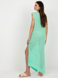 Maxi Strickkleid in Mintgrün