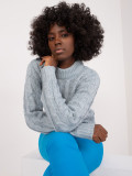 Weicher Pullover in Mintgrün