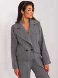 Elegante graue Jacke