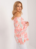 Blumenbluse mit langen Ärmeln