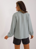 Bequeme Bluse mit Puffärmeln