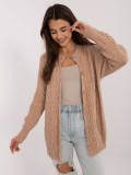 Bequemer Pullover in Camel-Farbe