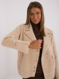 Beige Übergangsjacke