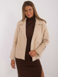 Beige Übergangsjacke